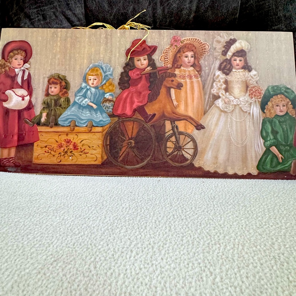 Assorted antique doll photo